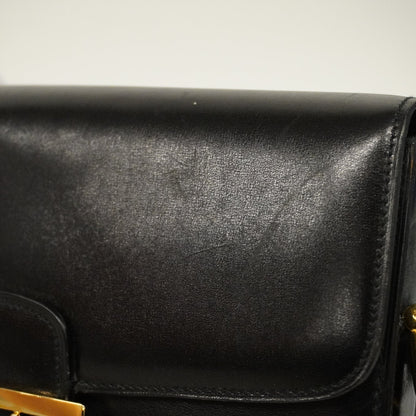 Celine  Shoulder Bag Carriage Metal Fittings Women's Leather Shoulder Bag