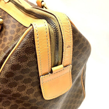 Celine Macadam Pattern PVC Bag Boston Unisex
