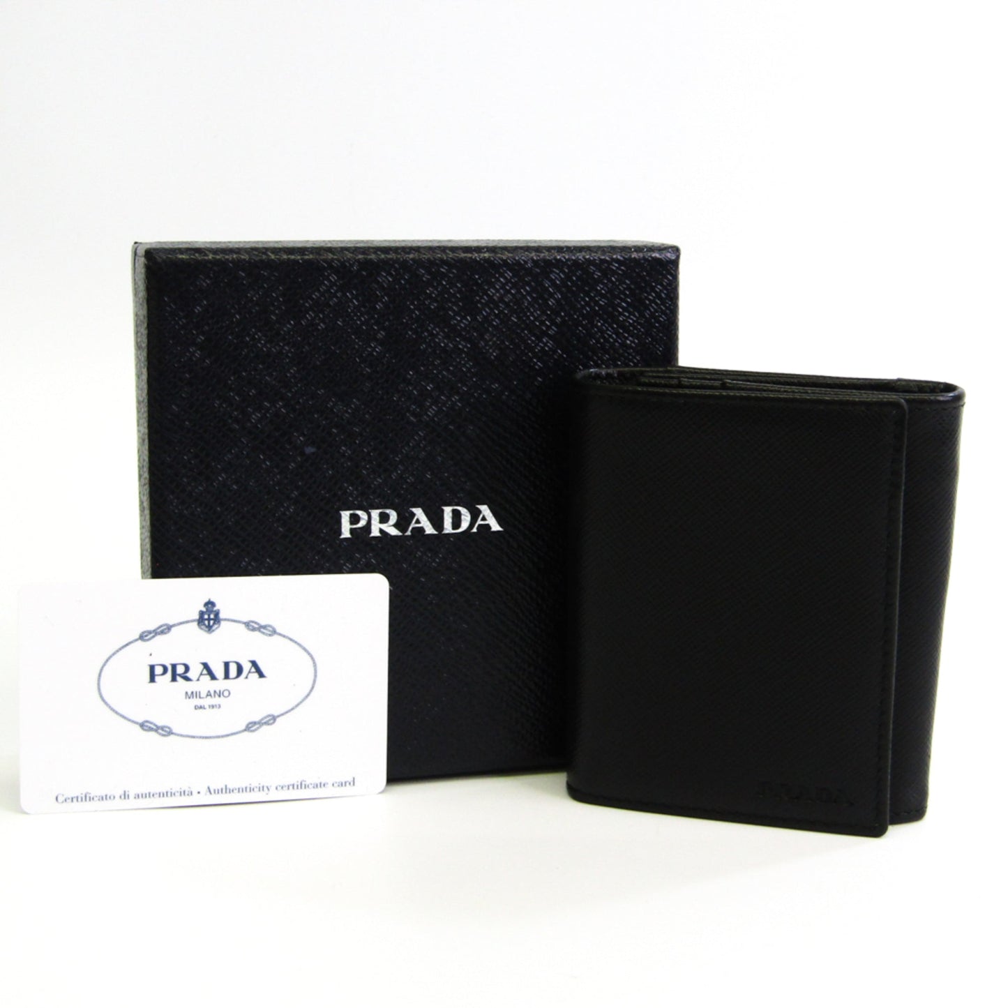 Prada Saffiano Women's Wallet (bi-fold) Nero