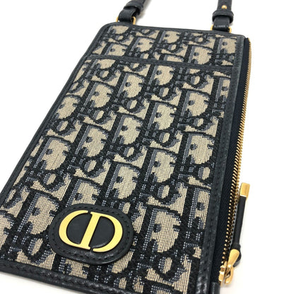 Christian Dior Navy Cloth Shoulder Bag ()