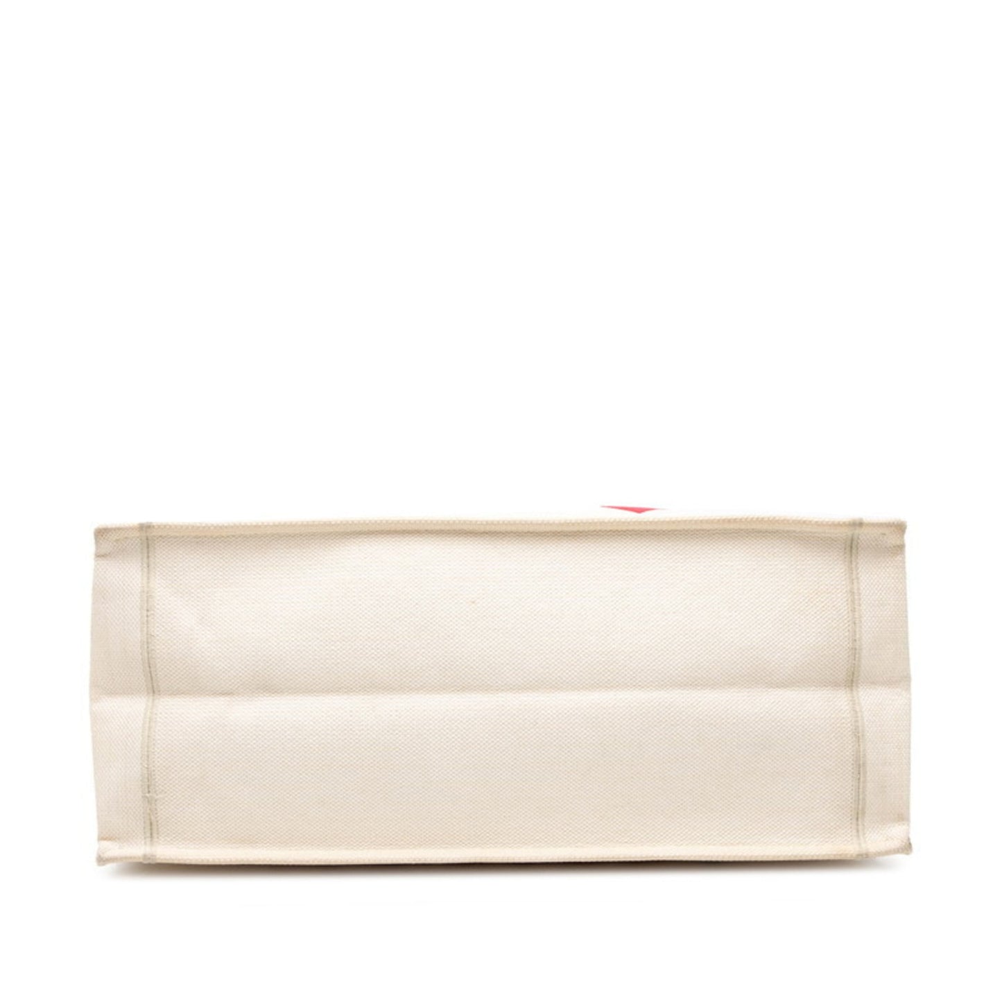 Christian Dior White Canvas Tote Bag ()