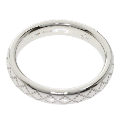 Gucci Diamantissima #11 Ring K18 White Gold Ladies GUCCI