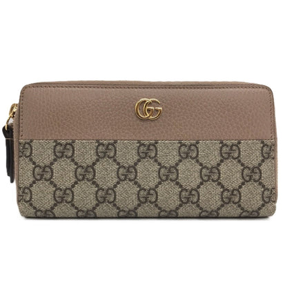 Gucci Beige Gg Supreme Long Wallet (Bi-Fold) ()