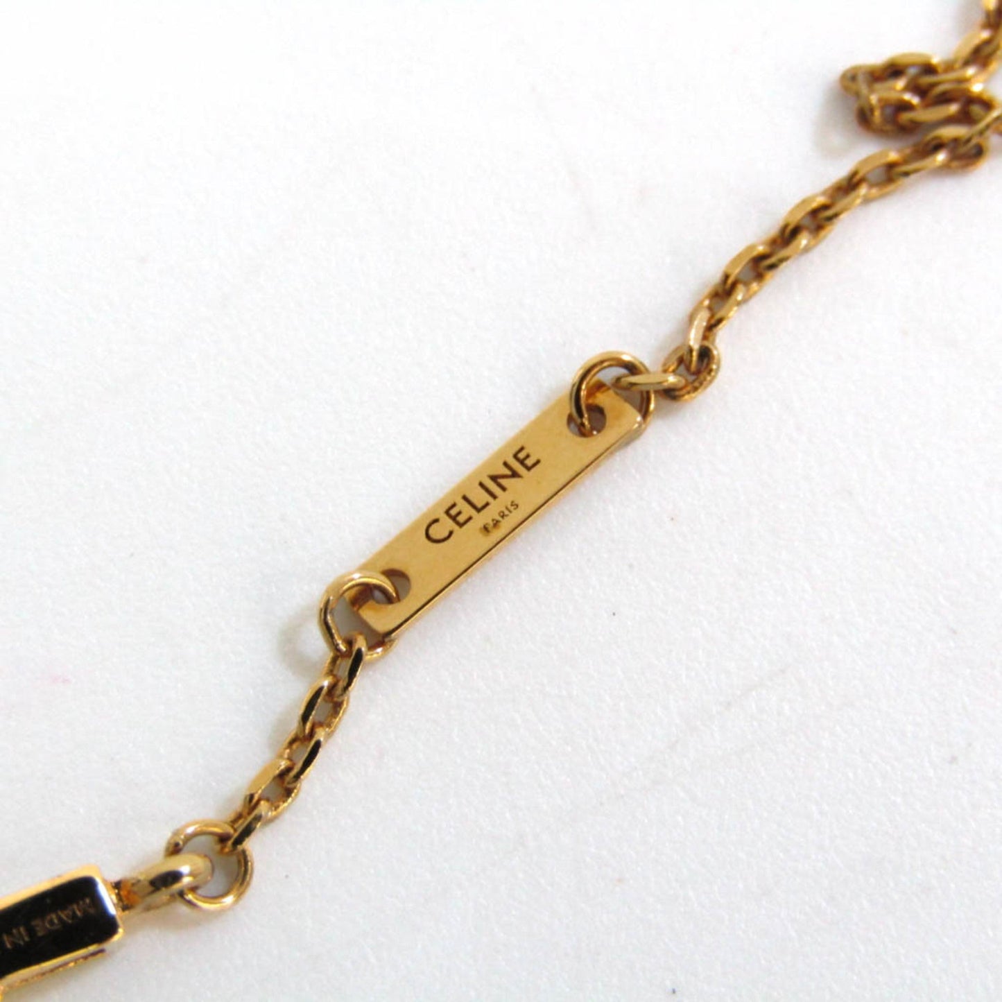 Celine 46U766BRA Metal Charm Bracelet Gold