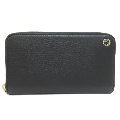 Gucci Black Leather Long Wallet (Bi-Fold) ()