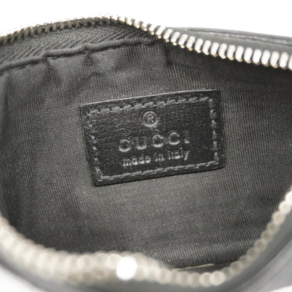 GUCCI  Interlocking G 697717 Silver Hardware Women's GG Supreme coin Case