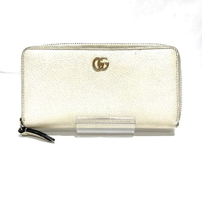 Gucci Off-White Leather Long Wallet (Bi-Fold) ()