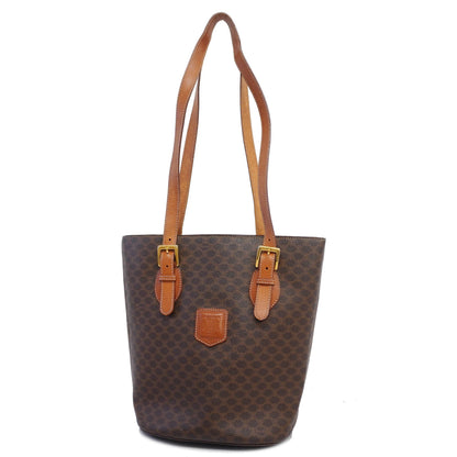 Celine  Macadam Shoulder Bag Women's PVC Brown