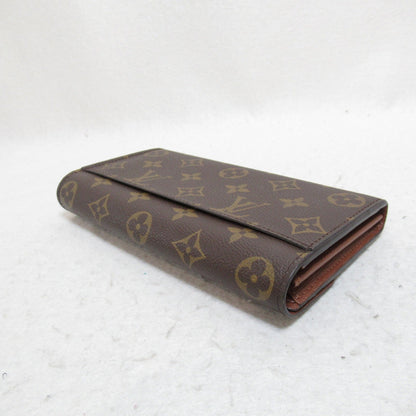 LOUIS VUITTON Portefeiulle Sarah Bifold Long Wallet Brown Monogram PVC coated canvas M60531