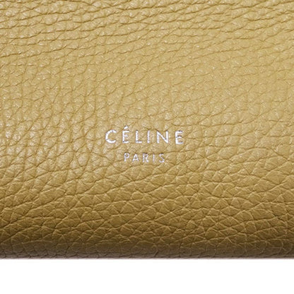 Celine Bag Ladies Handbag Shoulder 2way Belt Small Leather Beige