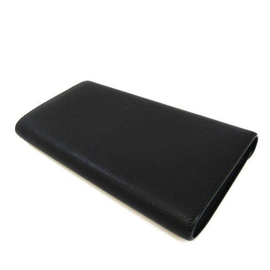 Celine Trotter Large 107853APM Women's Calfskin Long Wallet [bi-fold] Black