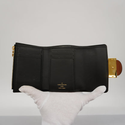 Louis VuittonAuth  Monogram Reverse Portofeuil Daufine Compact M68725 Women's