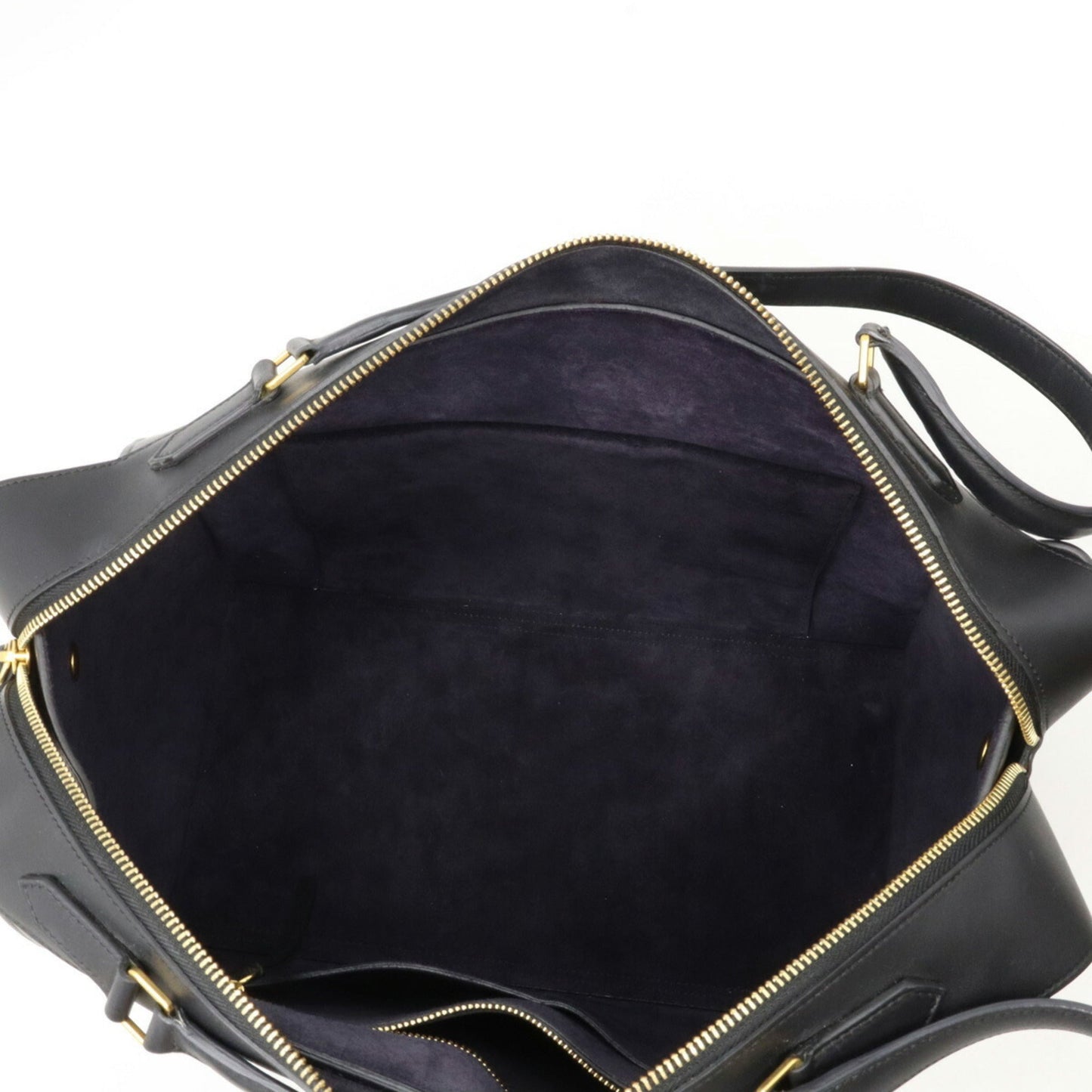 Celine Ring Bag Small Handbag Leather Black 176206
