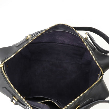 Celine Ring Bag Small Handbag Leather Black 176206