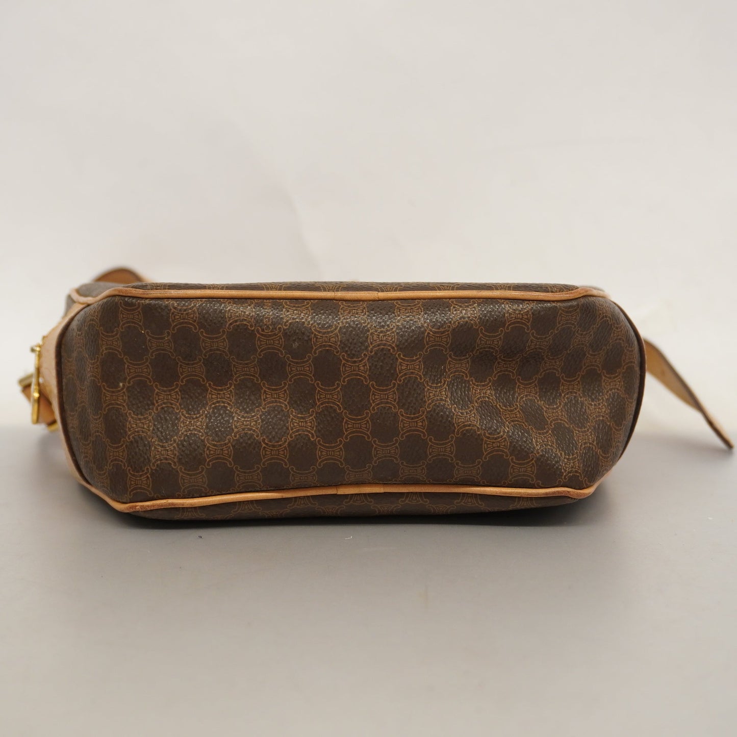 Celine  Macadam Shoulder Bag Women's PVC,Leather Shoulder Bag Brown