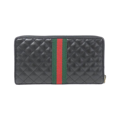 Gucci Black Leather Long Wallet (Bi-Fold)