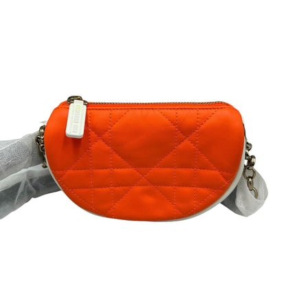 Christian Dior Orange Leather Shoulder Bag ()