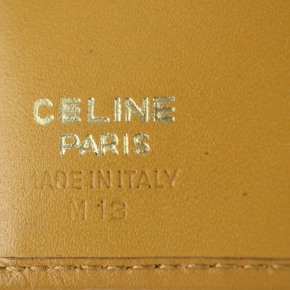 Celine Bifold Wallet PVC Leather Brown Macadam Pattern