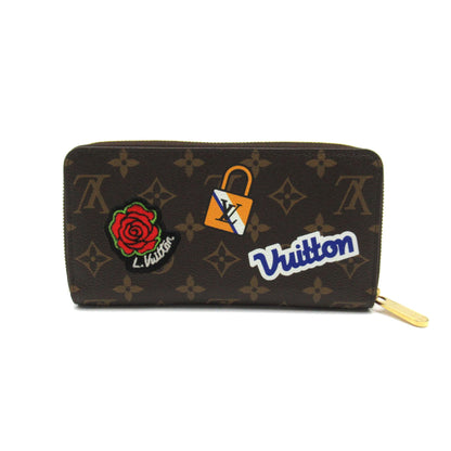 LOUIS VUITTON Patches Zippy Wallet Brown Monogram PVC coated canvas M63392