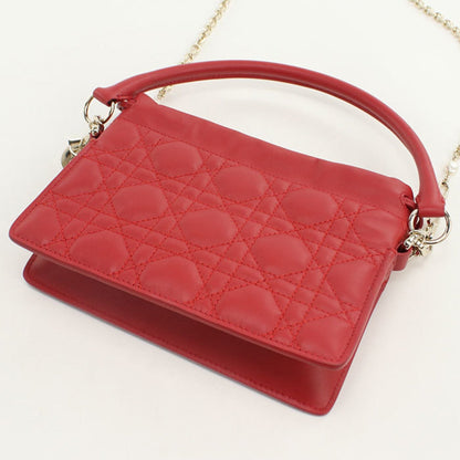 Christian Dior Red Color Leather Handbag ()