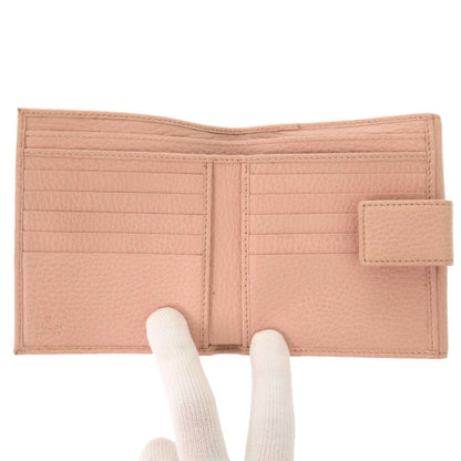 Gucci Pink Leather Wallet (Bi-Fold)