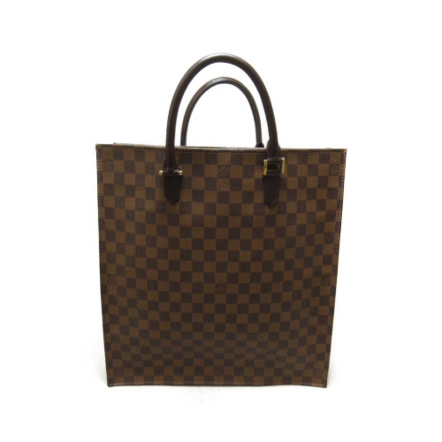 LOUIS VUITTON Sac Plat Brown Ebene Damier PVC coated canvas N51140