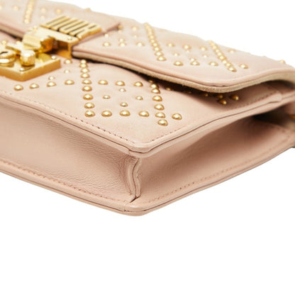 Christian Dior Pink Leather Shoulder Bag ()