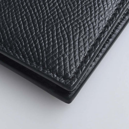 Celine Leather Bifold Wallet Black Men's