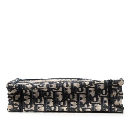 Christian Dior Trotter Beige Navy Trotter Handbag Tote Bag ()