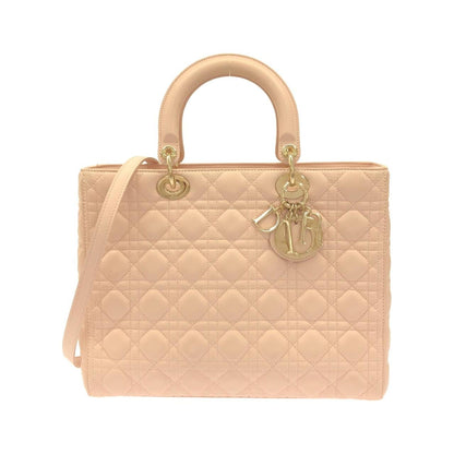 Christian Dior Light Pink Leather Handbag ()