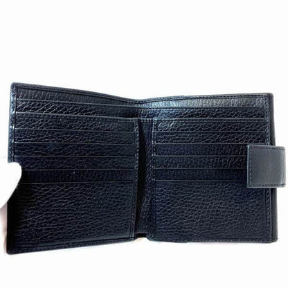 Gucci Black Leather Wallet (Bi-Fold)