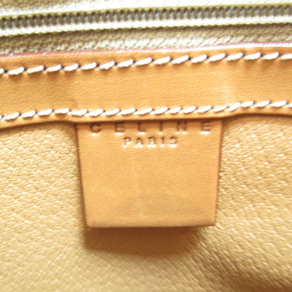Celine Tote Bag Brown Dark brown PVC coated canvas