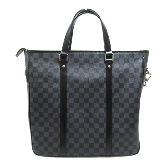 LOUIS VUITTON Tadao PM business bag Tote Bag Gray Damier graphite PVC coated canvas N41259