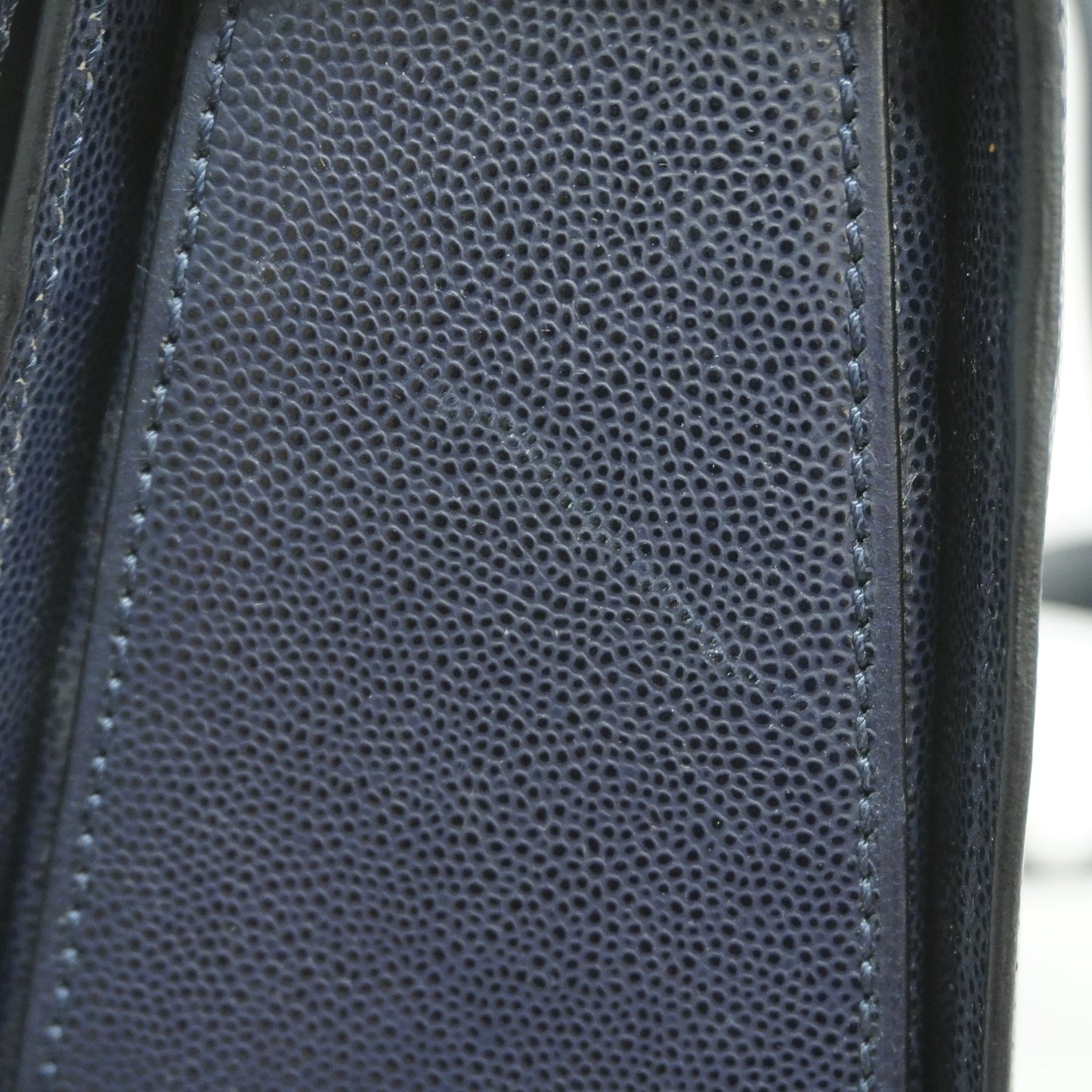 Celine  2way Bag Women's Leather Navy