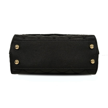 CHANELAuth  Matelasse Chain Shoulder Women's Caviar Leather Handbag,Shoulder Bag