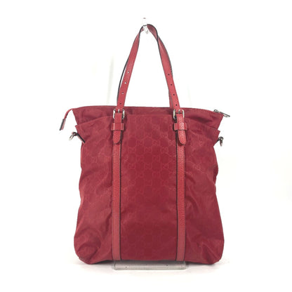Gucci Red Cloth Tote Bag ()
