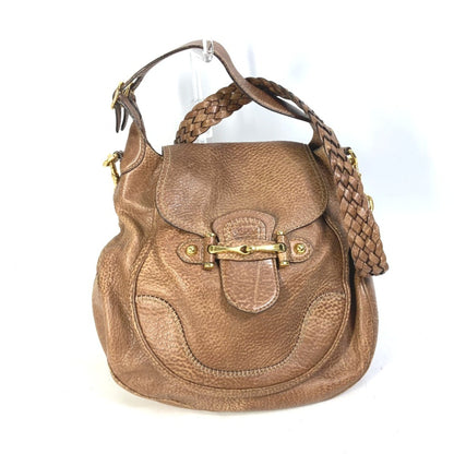 Gucci Brown Leather Shoulder Bag ()