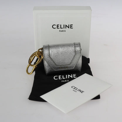 Celine Envelop Airpods Keyring Envelope key ring holder 1GH403DPS.36AG lambskin silver gold metal fittings earphone case