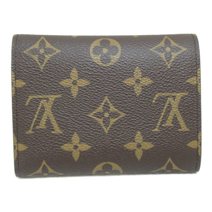 LOUIS VUITTON Portefeiulle Tri-Fold Wallet Brown Monogram PVC coated canvas M62472