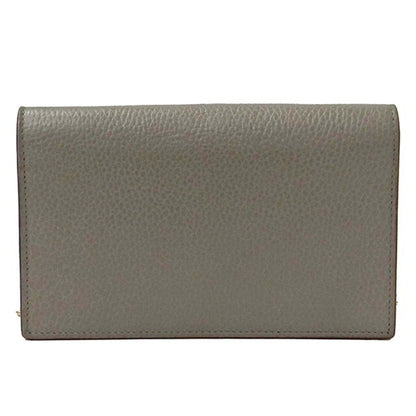 Gucci Bag ladies interlocking shoulder leather chain gray 510314