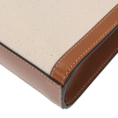 Celine Small Vertical Cover Brown 192082 Women's Canvas Leather Bag
