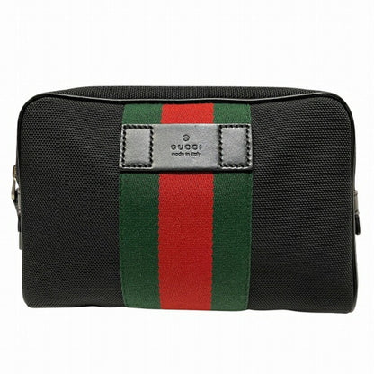 Gucci Black Canvas Pouch ()