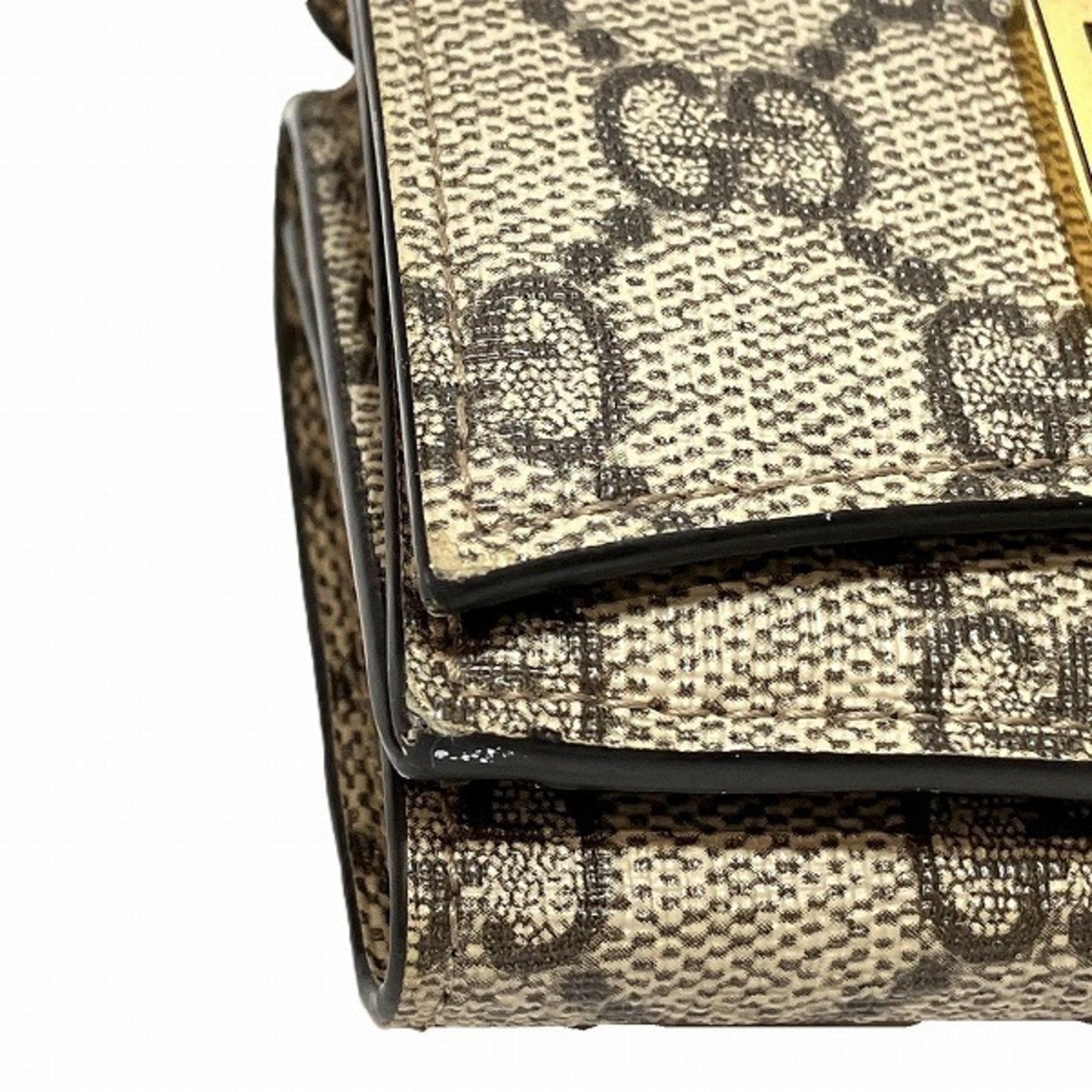 Gucci Brown Gg Supreme Canvas Coin Purse/Coin Case
