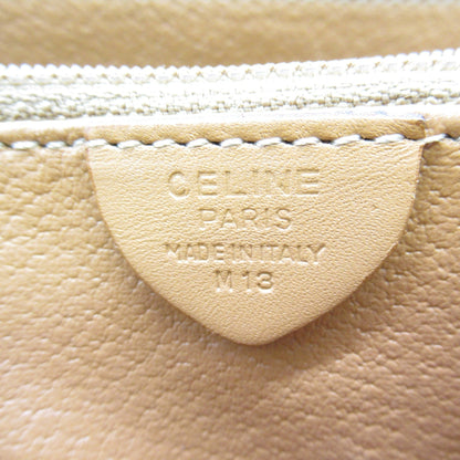 Celine Shoulder Bag Brown PVC coated canvas