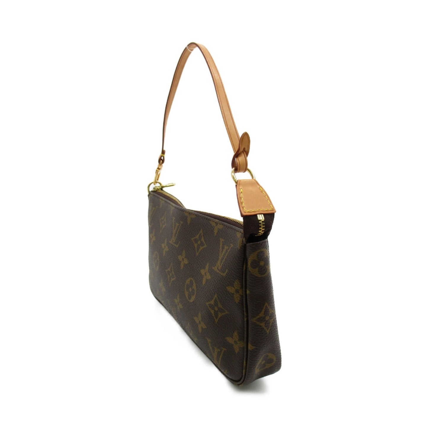 Louis Vuitton Pochette Accessoires Accessory Pouch Brown Monogram PVC coated canvas M51980