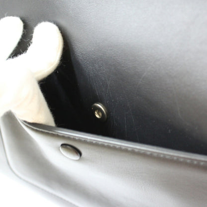 Celine Handbag Edge Overseas Large Black Yellow Women's Leather