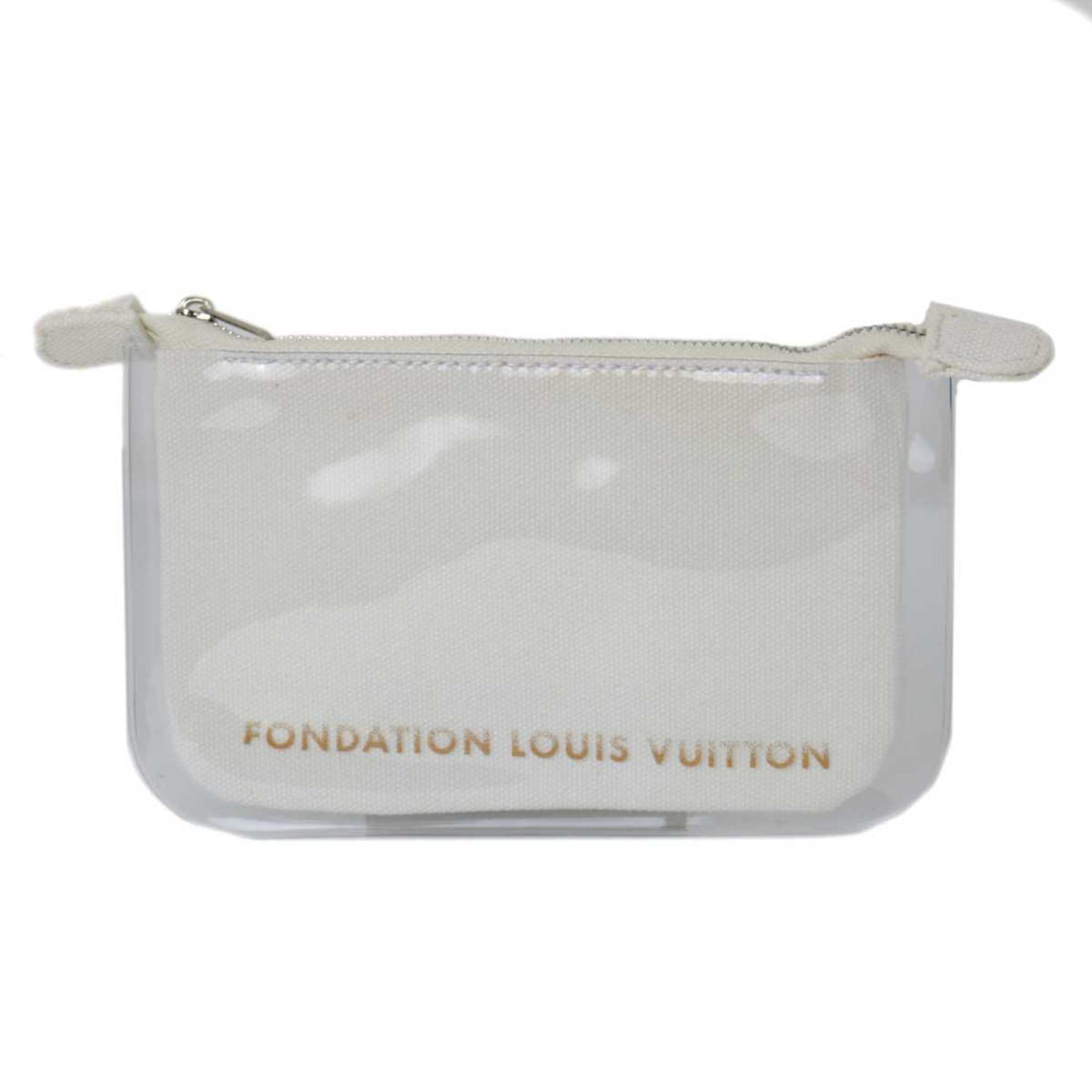 Louis Vuitton Foundation Museum Limited Edition Pouch White