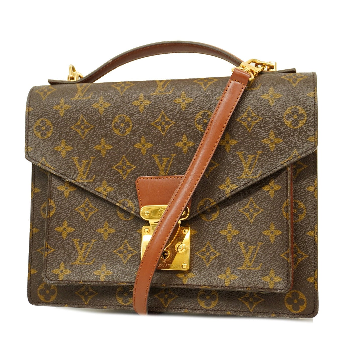 Louis VuittonAuth  Monogram 2way Bag Monceau M51185 Women's Handbag,Shoulder Bag