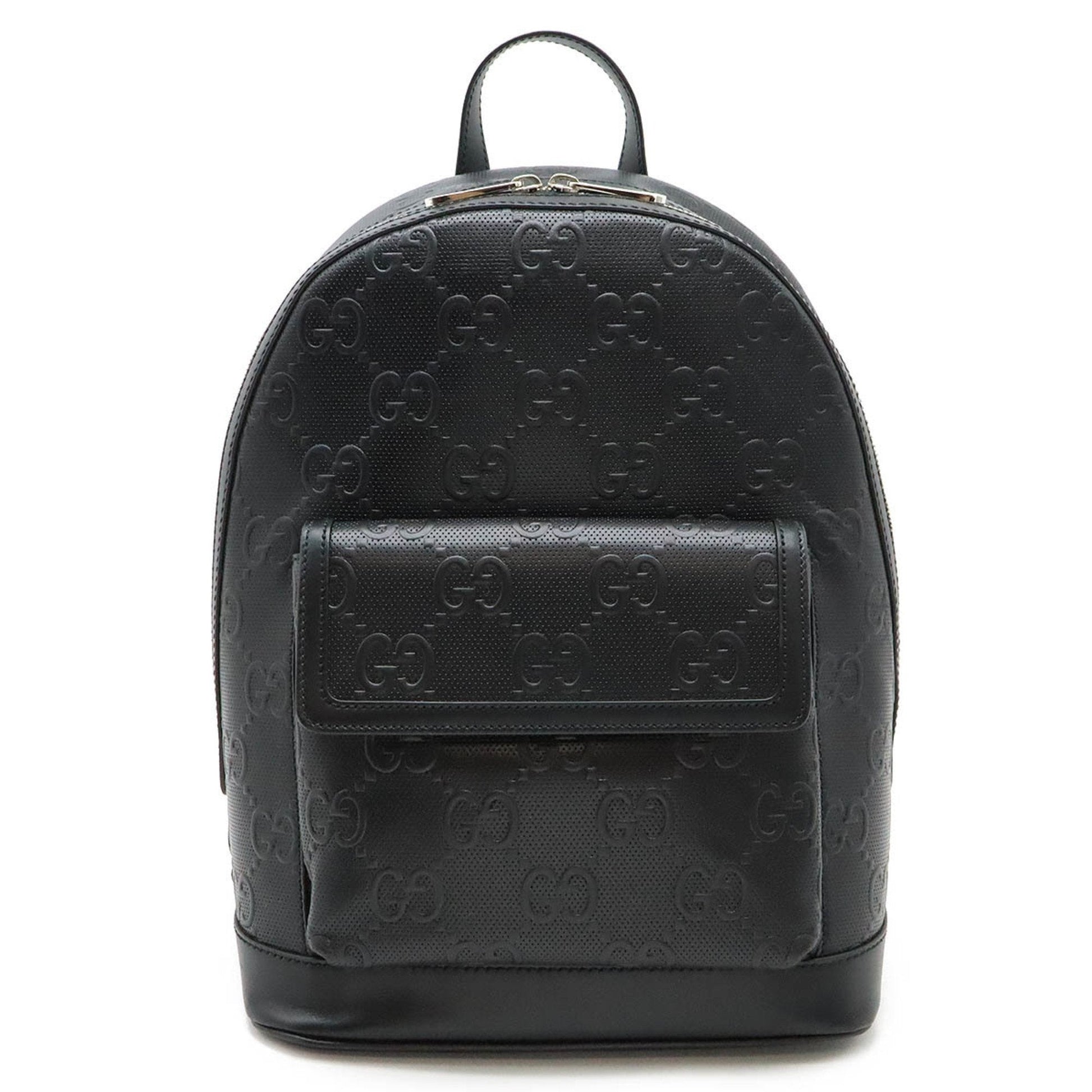 Gucci Black Leather Backpack ()