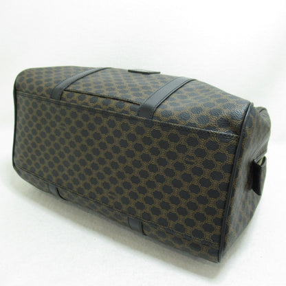 Celine Boston bag Black Brown PVC coated canvas